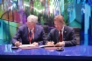 Губернатор Воронежской области Александр Гусев и Алексей Миллер