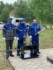 Сотрудники АО «Газпром газораспределение Сыктывкар» на церемонии зажжения вечного огня в Емве