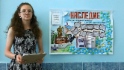 Стенгазета школы-интерната Новотроицка, признанная серебряным призером