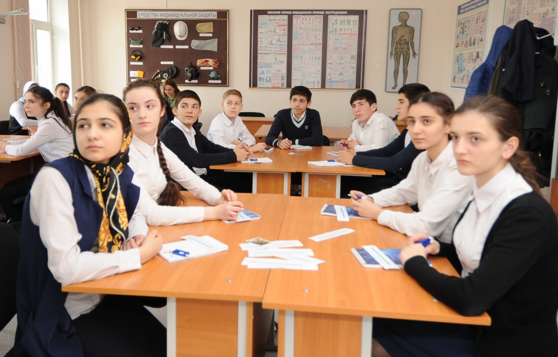 Участники Всекавказского экологического урока
