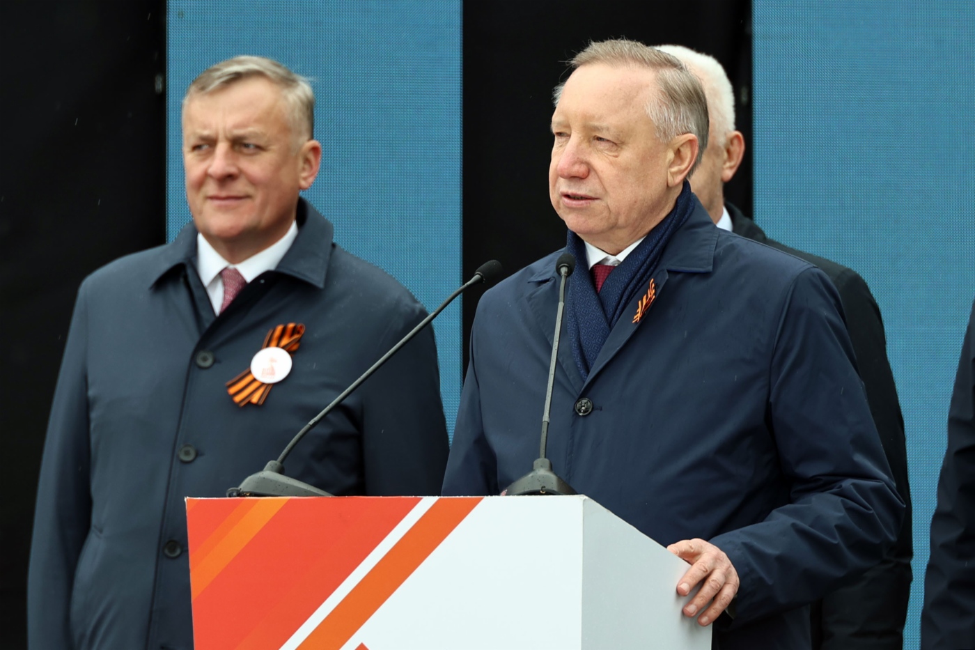 Александр Беглов у микрофона