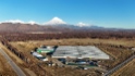 Вид тепличного комплекса с высоты птичьего полета