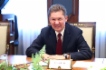 Алексей Миллер во время рабочей встречи с Министром внешнеэкономических связей и иностранных дел Венгрии Петером Сийярто
