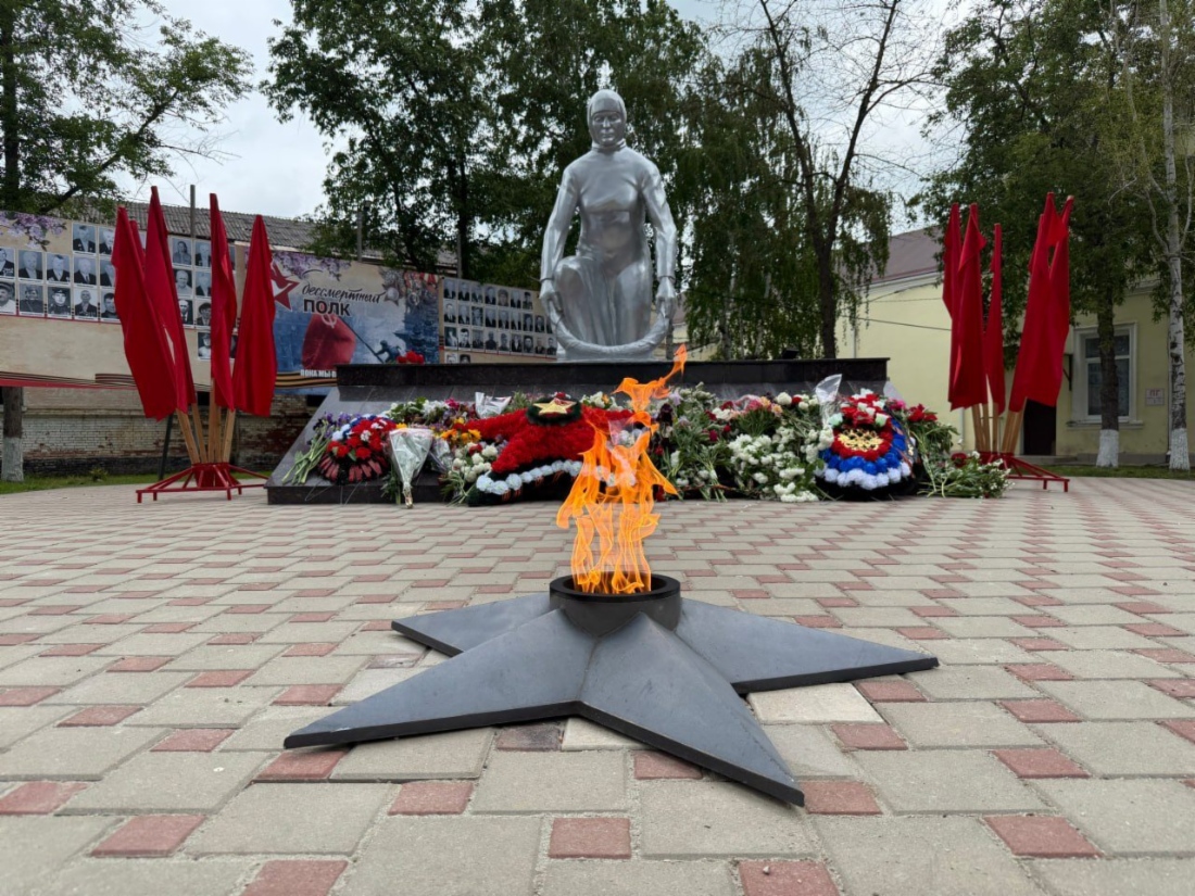 Вечный огонь в станице Воронцовской перевели на постоянное горение