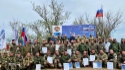 На торжественном закрытии Вахты Памяти 2022
