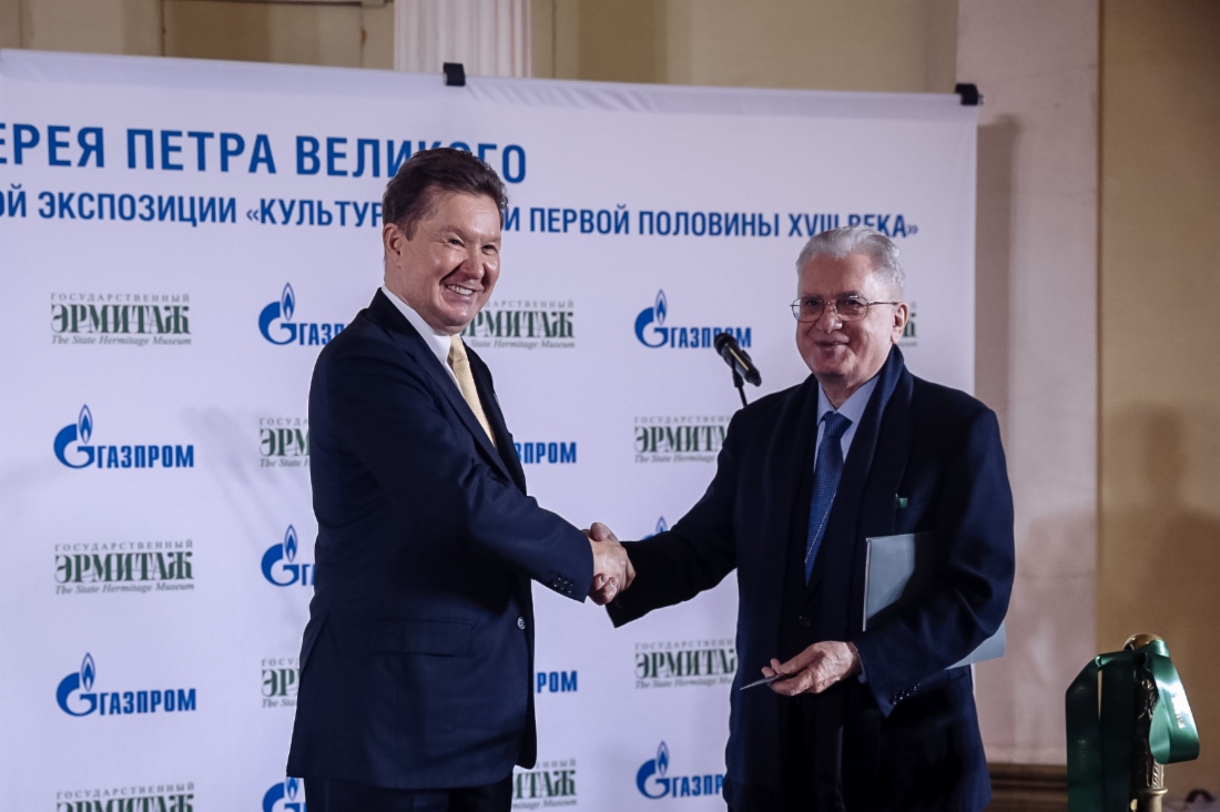 При поддержке «Газпрома» в Эрмитаже открыта постоянная экспозиция об эпохе Петра I