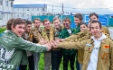 За время трудового сезона участники стройотрядов набрались опыта, подружились и зарядились позитивными эмоциями