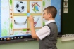 Главным инструментом новых занятий стала интерактивная панель TeachTouch