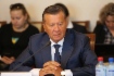 Председатель Совета директоров ОАО «Газпром», Председатель Правления — генеральный директор ООО «Газпром газомоторное топливо» Виктор Зубков во время встречи с Губернатором Ленинградской области Александром Дрозденко