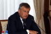 Губернатор Ленинградской области Александр Дрозденко на встрече с Виктором Зубковым