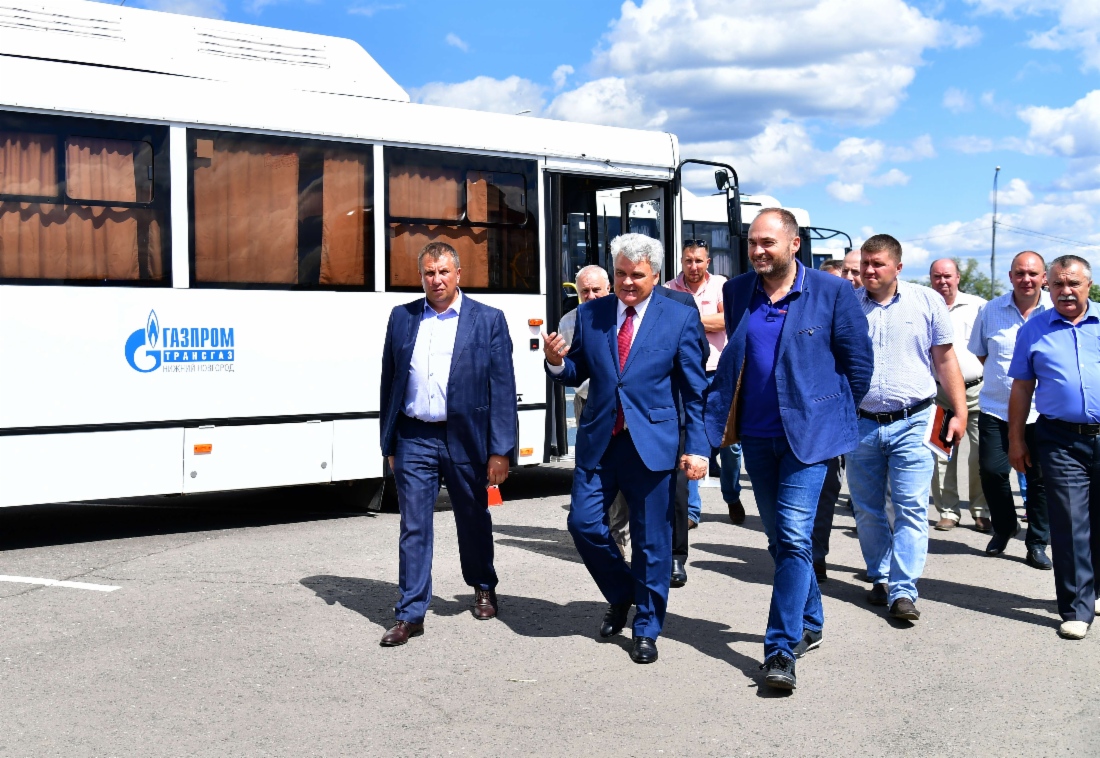 Выставка автомобильной техники, работающей на метане (Саранск)