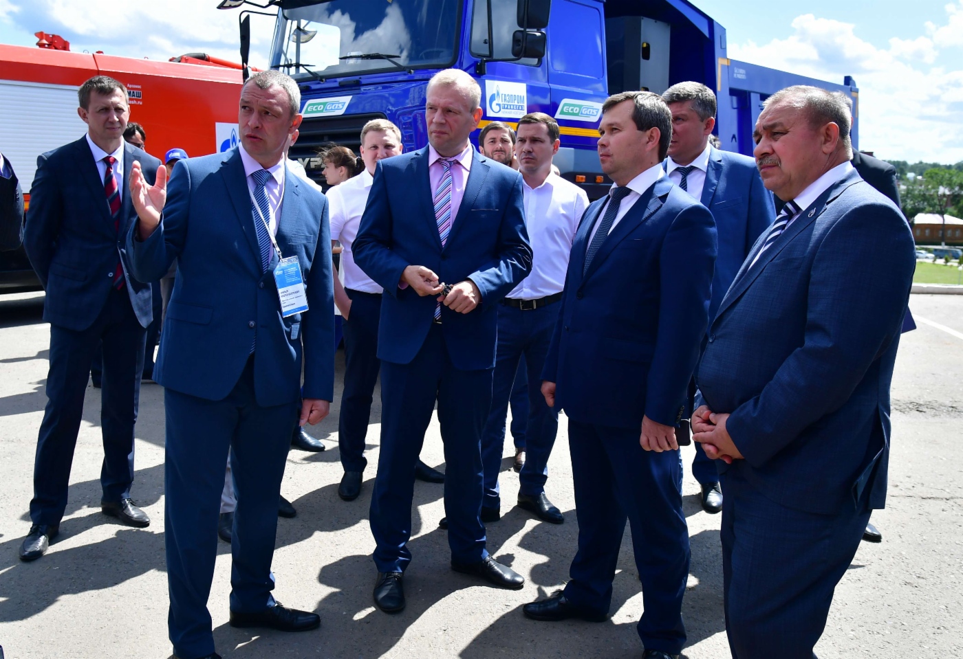 Выставка автомобильной техники, работающей на метане (Саранск)