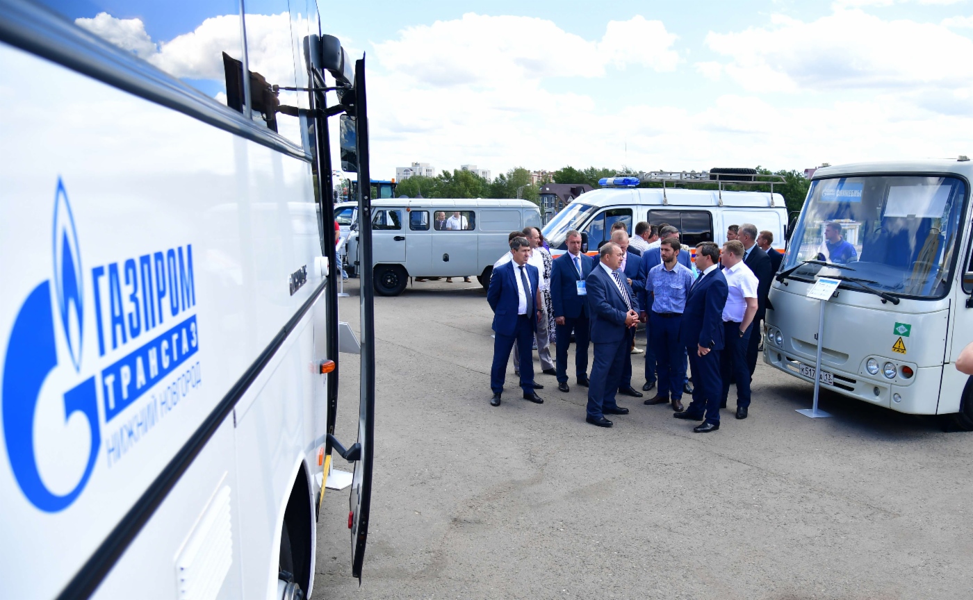 Выставка автомобильной техники, работающей на метане (Саранск)