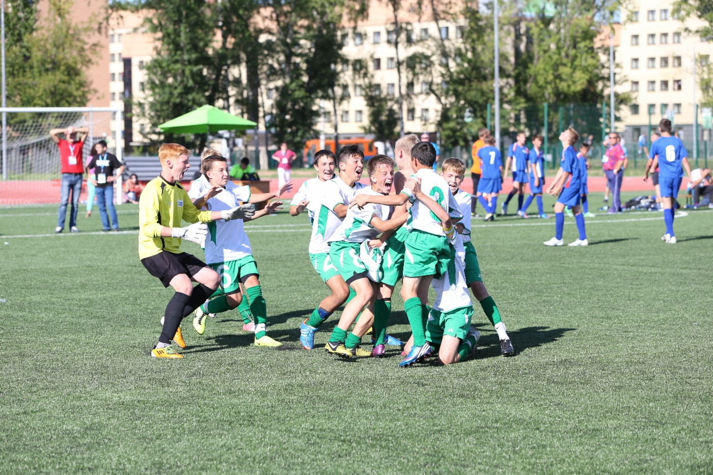 Детская Спартакиада. Соревнования по футболу (полуфинал) 
