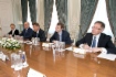 Алексей Миллер во время рабочей встречи с Председателем Правления OMV AG Райнером Зеле