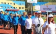 Парад участников XII спартакиады инвалидов Сахалинской области