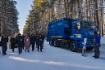 Одна из единиц техники, представленной на выставке — мусоровоз КО-440-ВГ на шасси КАМАЗ 65115-РМ