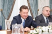 Алексей Миллер во время рабочей встречи с Президентом, Председателем Правления Siemens AG Джо Кэзером