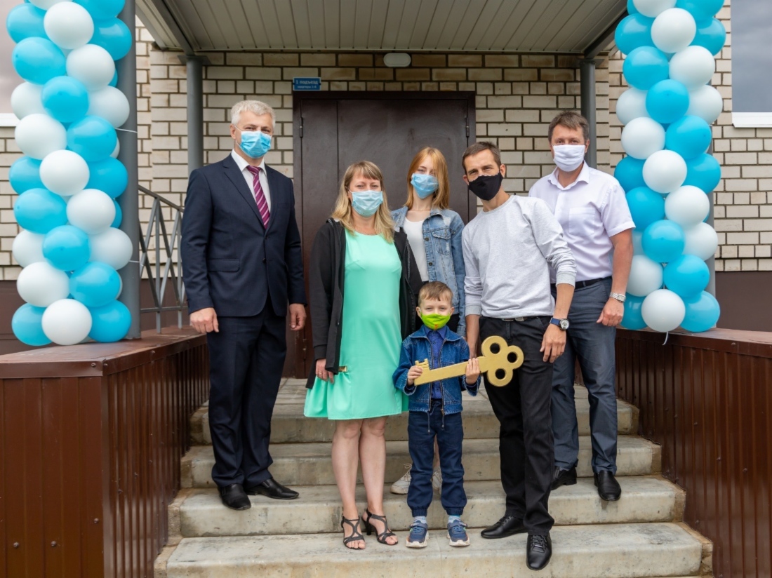 Торжественное открытие нового 24-квартирного жилого дома