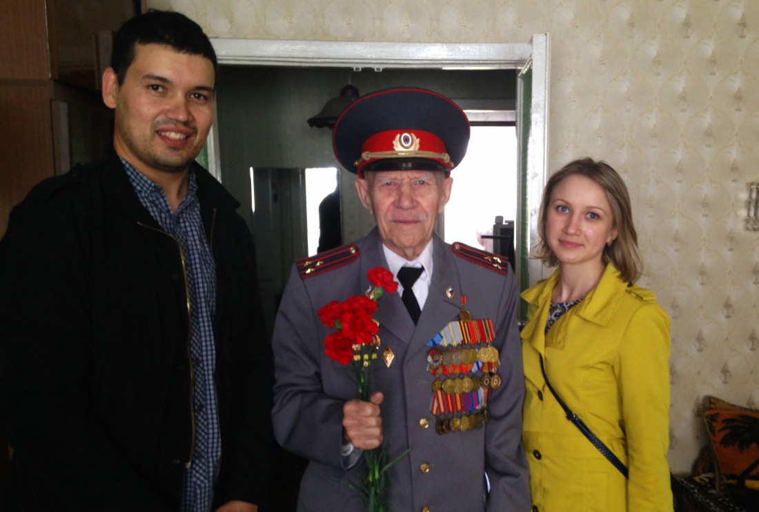Во время войны Виталий Дмитриевич Акиньшин служил танкистом