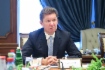 Алексей Миллер во время встречи с Министром энергетики Республики Болгария Теменужкой Петковой