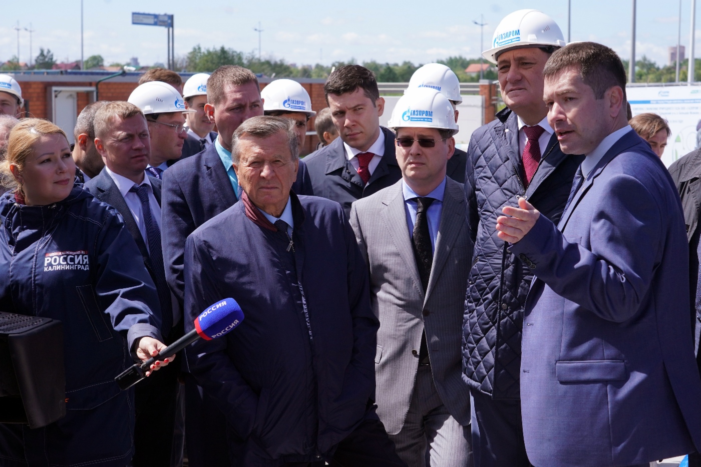 Виктор Зубков на АГНКС в Калининграде