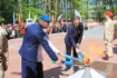 Момент зажжения нового Вечного огня в Брянске