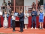 Вручение символического ключа в знак открытия реконструированного стадиона «Урожай»