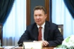 Алексей Миллер во время встречи с Стефано Као