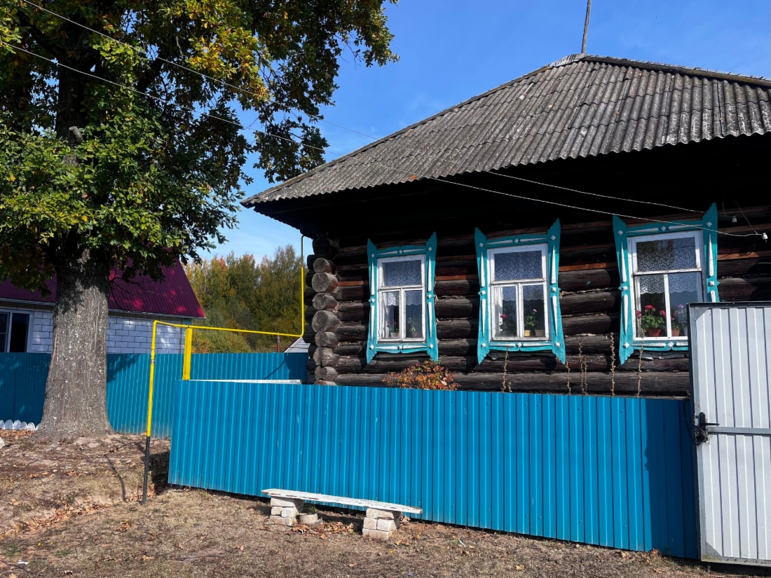 Домовладение в деревне Воробьи