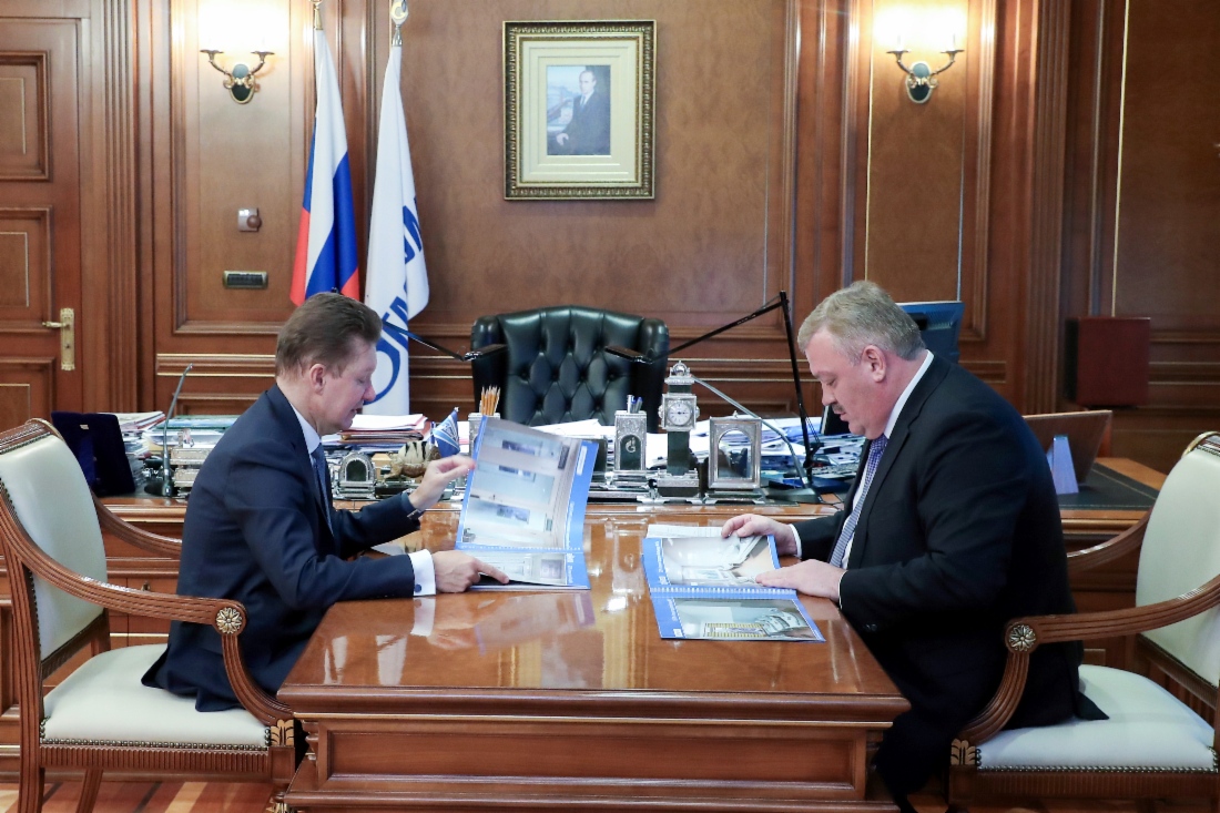 В Москве состоялась рабочая встреча Алексея Миллера и Главы Республики Коми Сергея Гапликова
