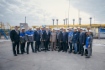 Общая фотография сотрудников ООО «Газпром трансгаз Казань» с Президентом Республики Татарстан Рустамом Миннихановым и заместителем Председателя Правления ПАО «Газпром» Олегом Аксютиным