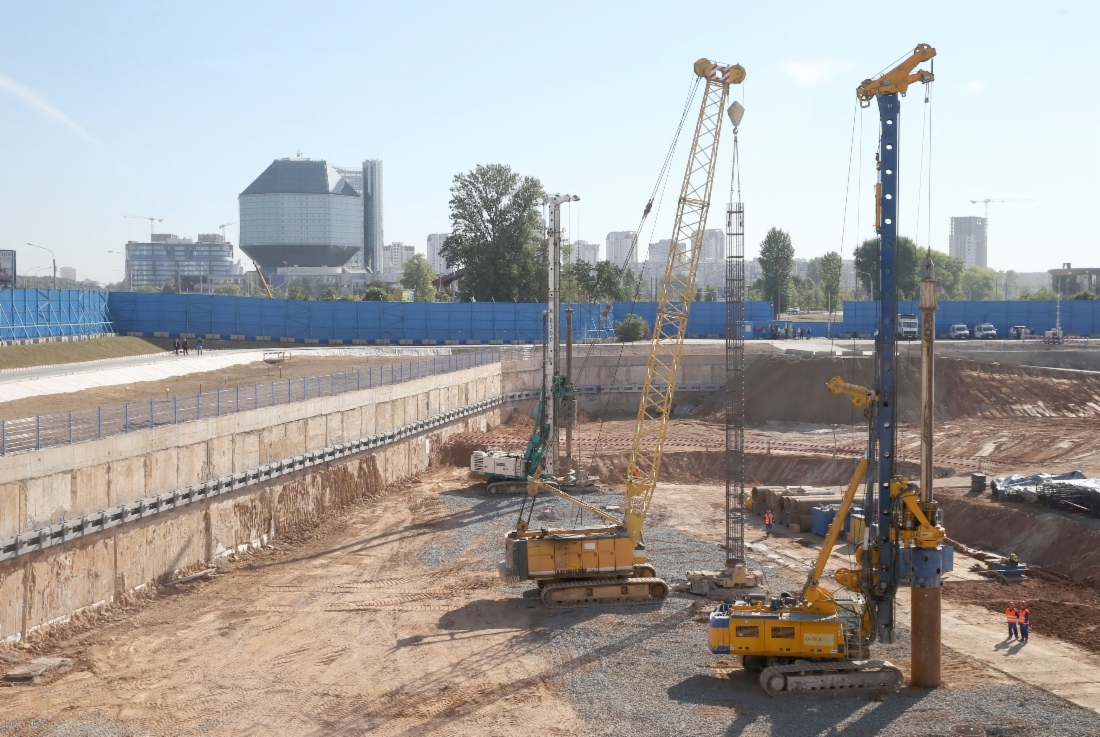 В Минске началось строительство многофункционального комплекса «Газпром Центр»