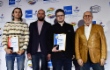 Слева направо: Игорь Деменков, олимпийский чемпион по современному пятиборью Александр Лесун, Михалевич Юрий, вице-президент Федерации спортивных журналистов России Александр Ухов