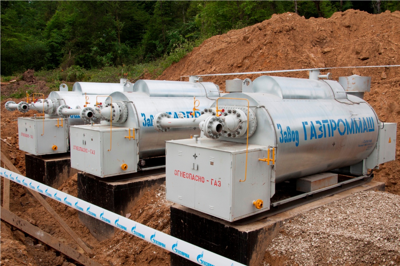Оборудование для строящейся автоматической газораспределительной станции (АГРС) «Адлер» 