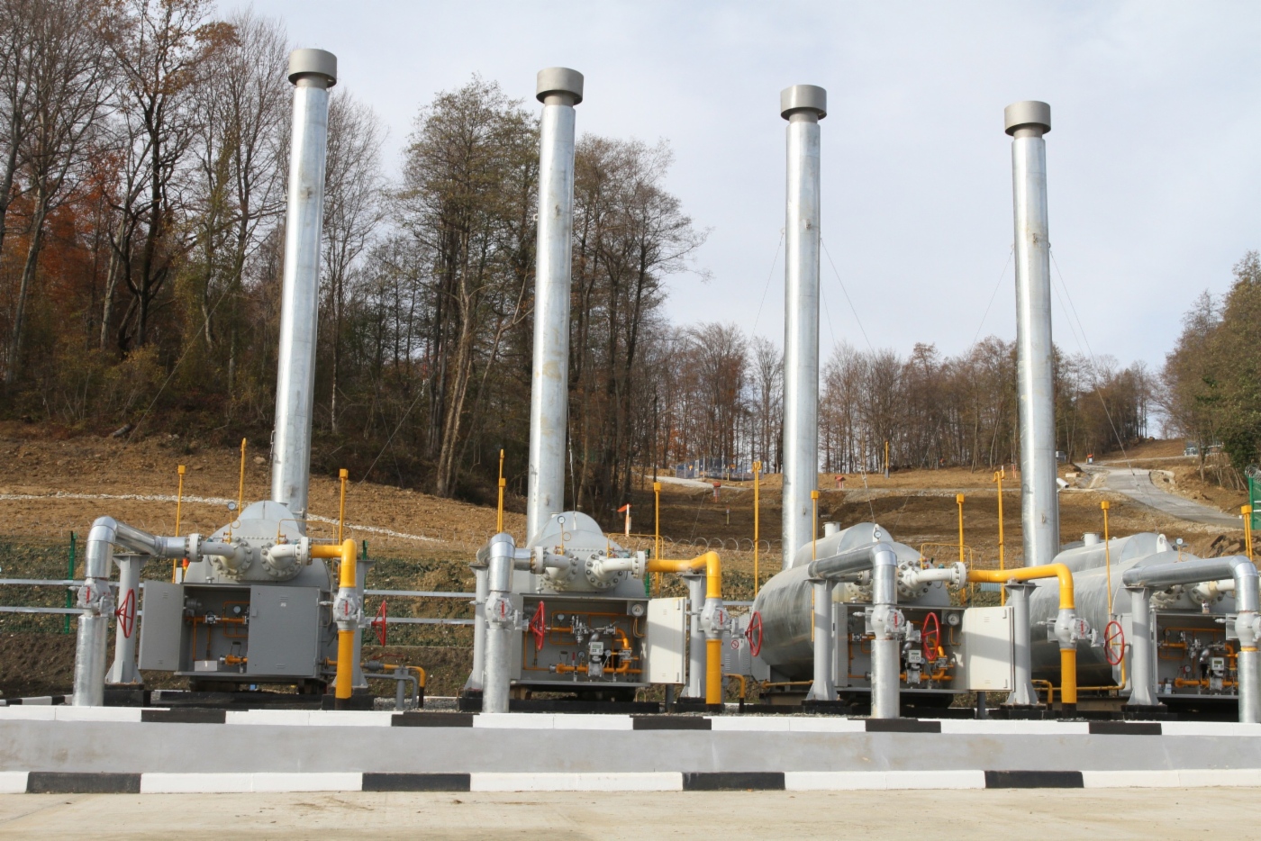 Узел подогрева газа