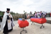Церемония перезахоронении воинских останков на братской могиле на въезде в село Ездочное Острогожского района