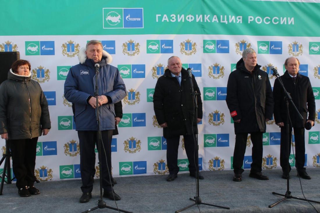 Выступление генерального директора ООО «Газпром межрегионгаз Ульяновск» и ООО «Газпром газораспределение Ульяновск» Владимира Камеко на торжественном пуске газа в селе Байдулино