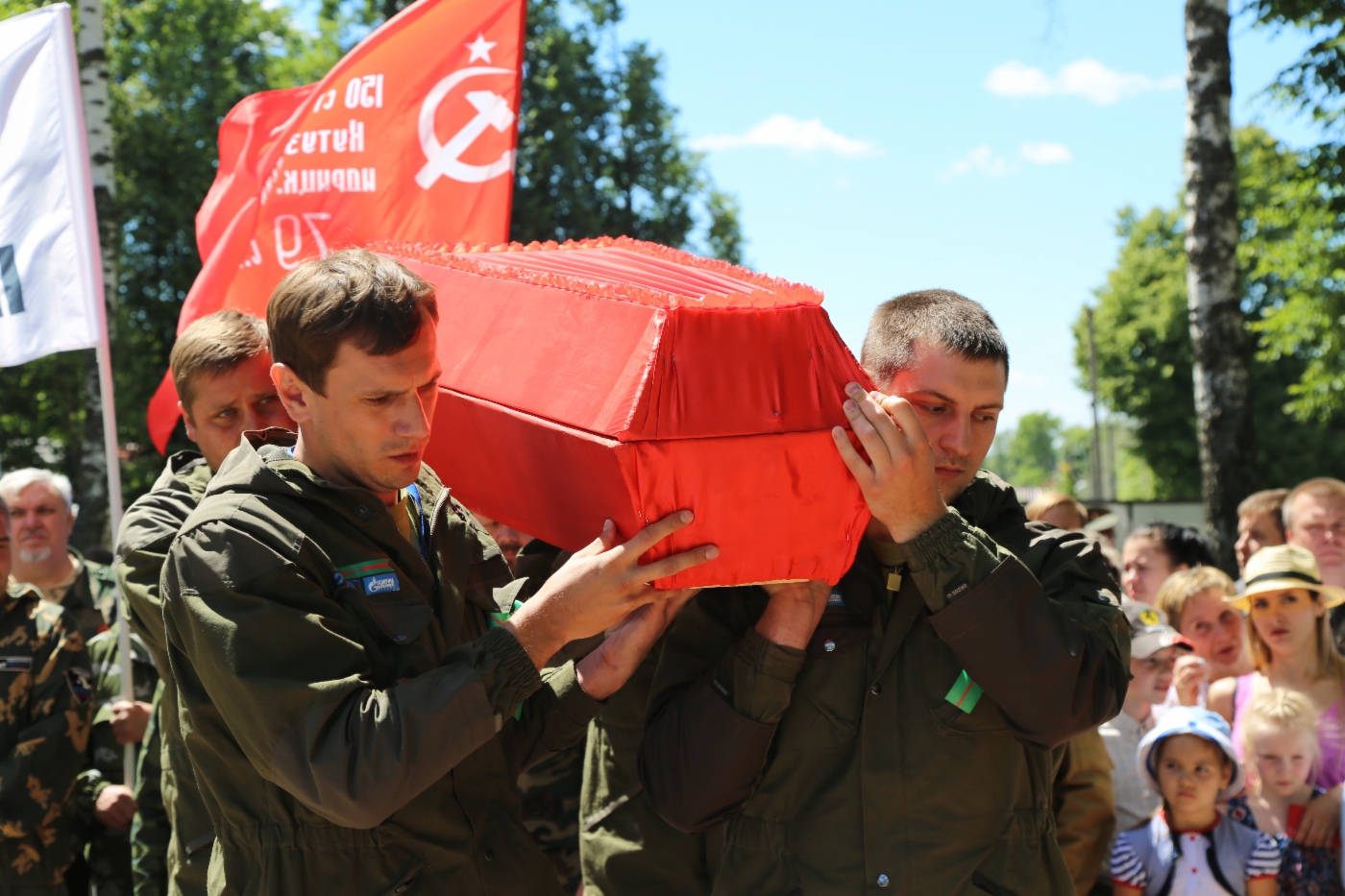 Церемония перезахоронения