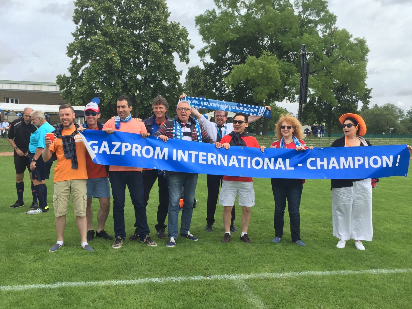 Болельщики Gazprom International из Амстердама и Берлина приехали поддержать команду