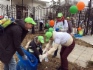Уборка мусора в парке «Сокольники»