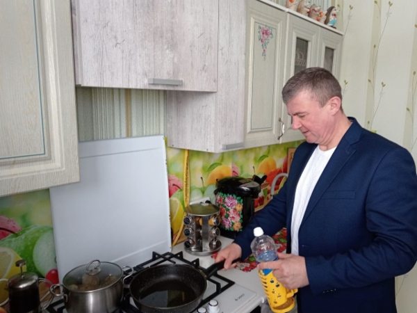 Приготовление пищи на газовой плите