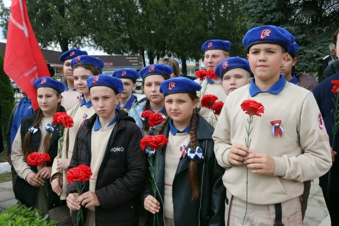 Юнармейцы на мероприятии