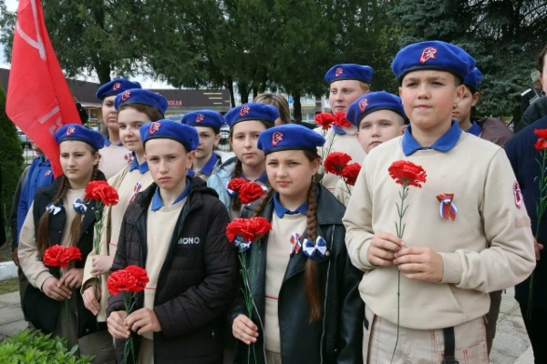 Юнармейцы на мероприятии