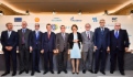 Член Исполнительного комитета концерна Shell Маартен Ветселаар, Председатель Правления Uniper SE Клаус Шефер, Председатель Правления Wintershall Holding GmbH Марио Мерен, Алексей Миллер, Председатель Комитета акционеров Nord Stream 2 AG Герхард Шредер, Генеральный директор ENGIE SA Изабель Кошер, Председатель Совета директоров группы компаний ENGIE Жерар Местралле, Председатель Правления OMV AG Райнер Зеле и Исполнительный директор Nord Stream 2 AG Маттиас Варниг приняли участие в подписании соглашений о финансировании проекта газопровода «Северный поток — 2»
