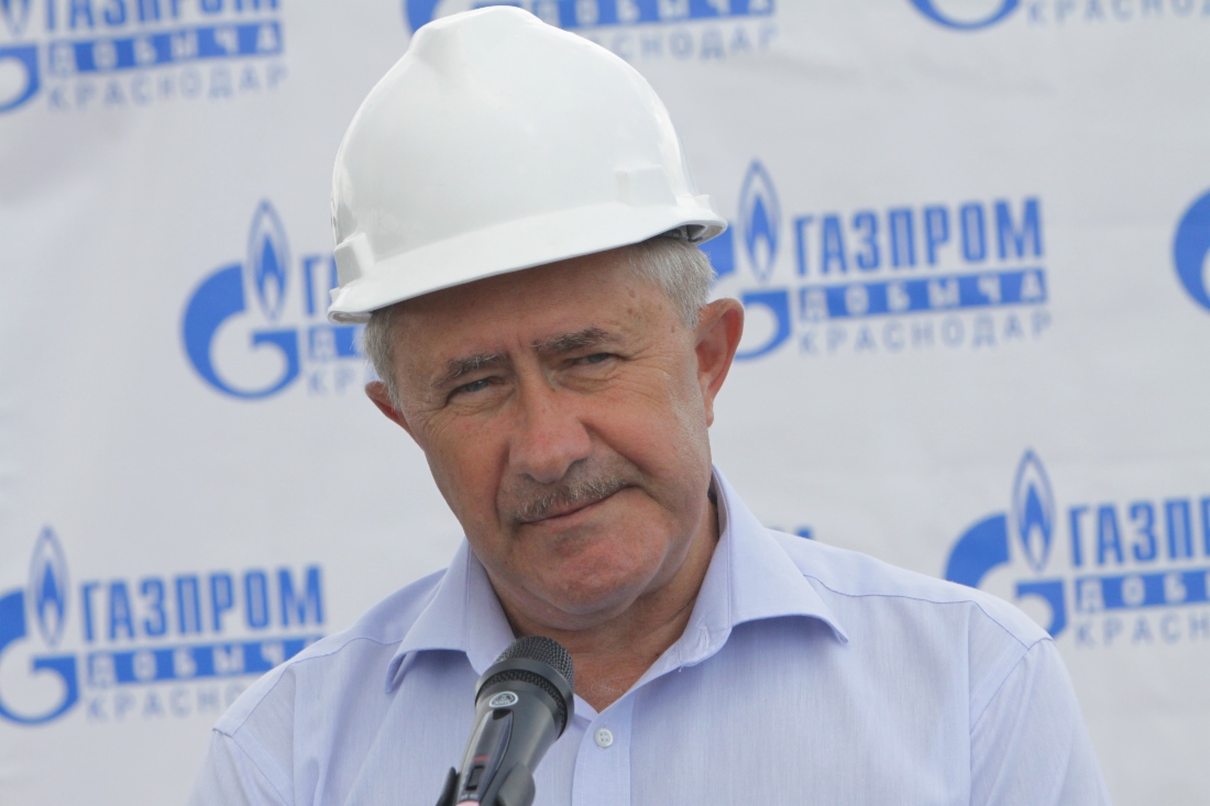 Генеральный директор ООО «Газпром добыча Краснодар» Михаил Гейхман на торжественном запуске модульно-компрессорной станции Каневско-Лебяжьего месторождения