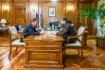 Алексей Миллер и Глава Чеченской Республики Рамзан Кадыров во время рабочей встречи
