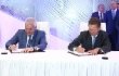 В рамках Петербургского международного экономического форума — 2014 Вагит Алекперов и Алексей Миллер подписали Генеральное соглашение о стратегическом партнерстве между компаниями на 2014–2024 годы