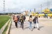 Во время экскурсии по компрессорной станции
