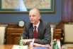 Председатель Правления BASF SE Курт Бок во время рабочей встречи с Алексеем Миллером